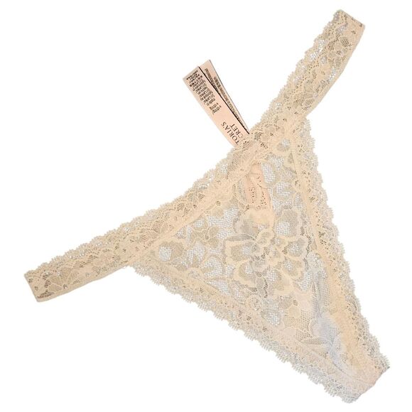 NWT Victoria's Secret V-String / G-string Floral Lace thong XS - Picture 1 of 4